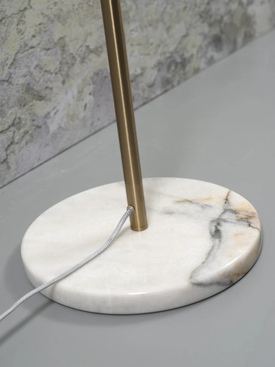 Vloerlamp Toulouse - Goud/Marmer - Ø40cm by it's about RoMi