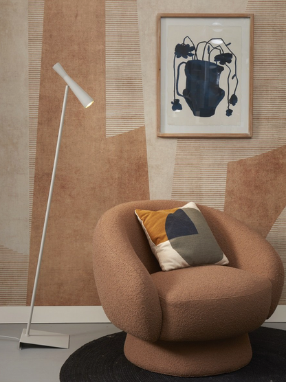 Vloerlamp Bordeaux - Grijs - 22x36x145.5cm - depauwwonen