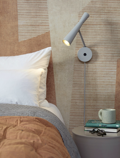 Wandlamp Bordeaux - Grijs - 10.5x26x34.5cm - depauwwonen