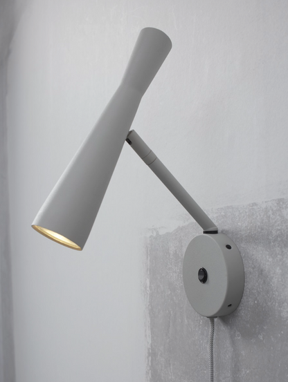 Wandlamp Bordeaux - Grijs - 10.5x26x34.5cm - depauwwonen