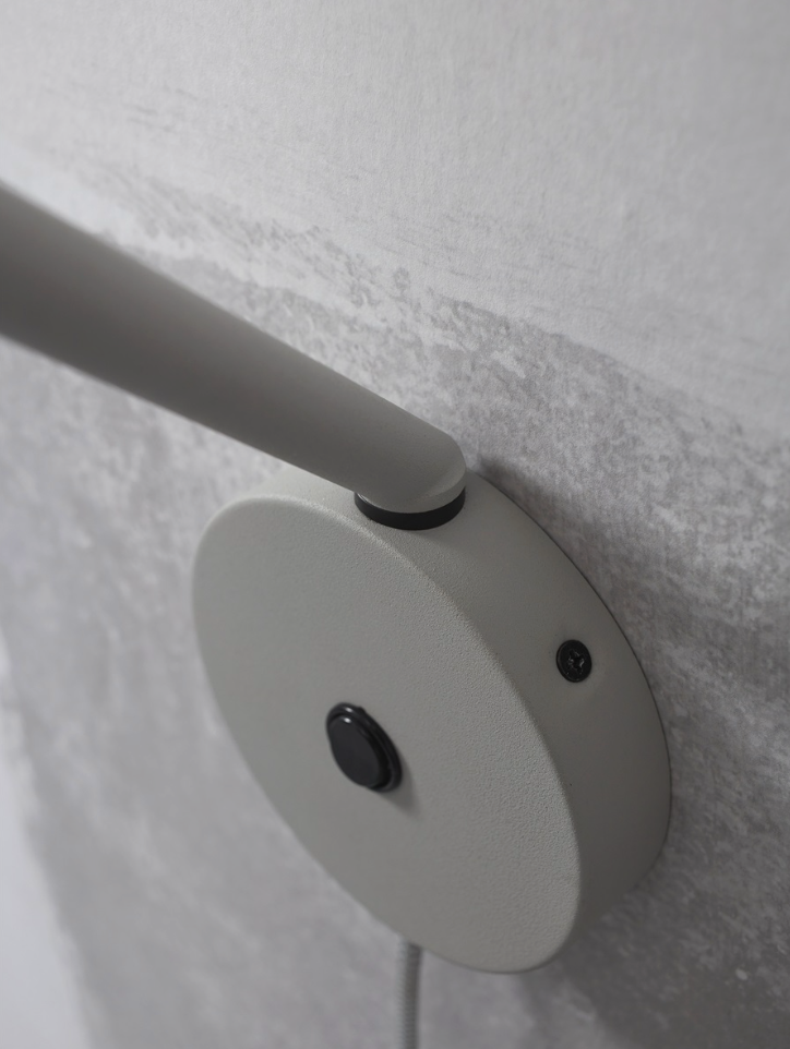 Wandlamp Bordeaux - Grijs - 10.5x26x34.5cm - depauwwonen