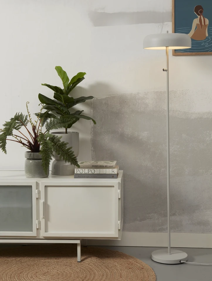 Vloerlamp Porto - Grijs - Ø30cm by it's about RoMi