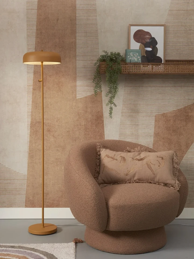 Vloerlamp Porto - Oranje - Ø30cm by it's about RoMi