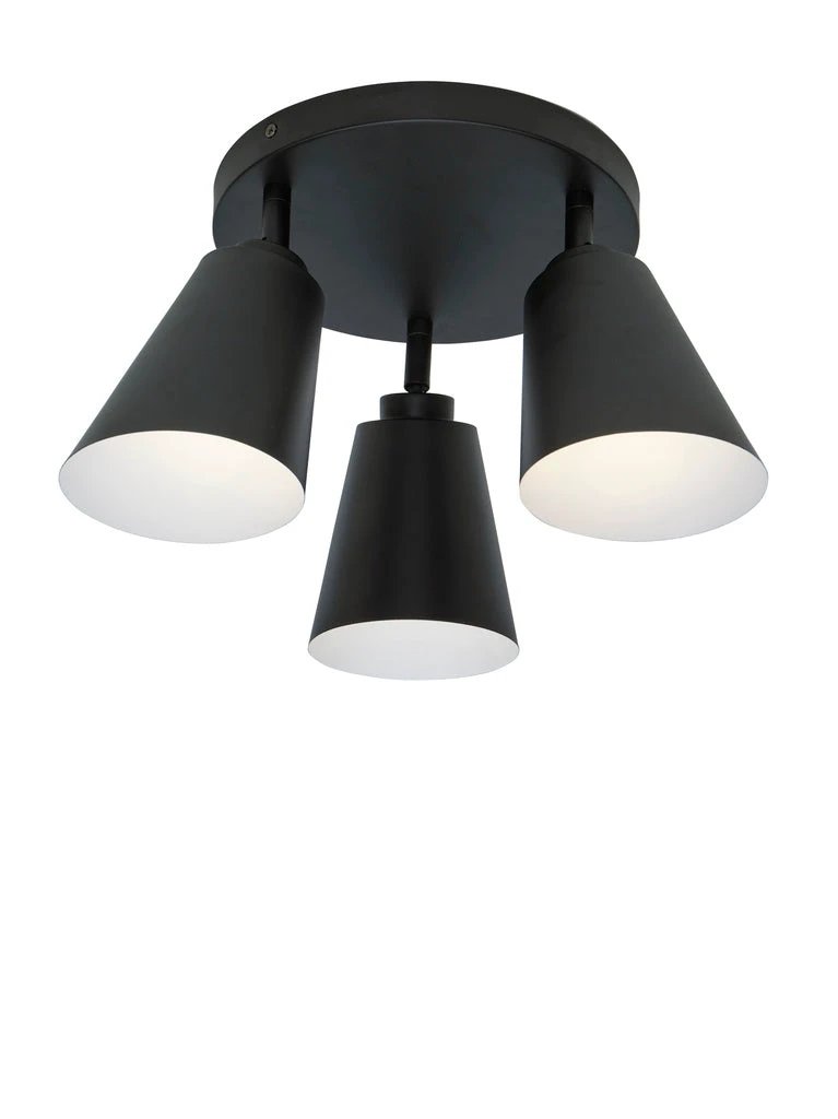 Plafonniere Bremen - Zwart - 30x30x25cm - 3L by it's about RoMi