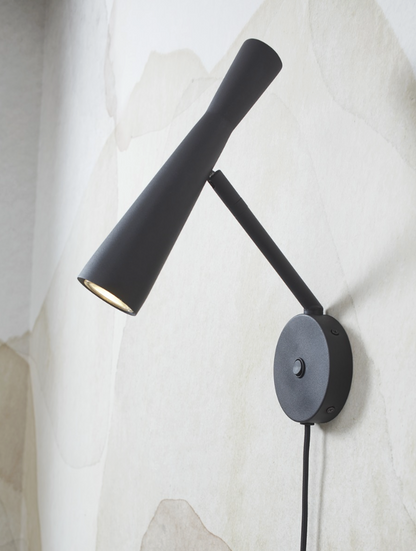 Wandlamp Bordeaux - Zwart - 10.5x26x34.5cm - depauwwonen