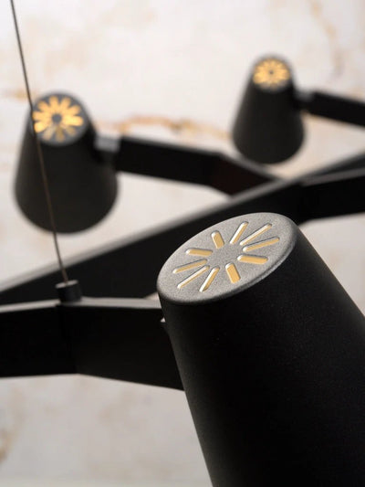 Hanglamp ijzer Biarritz verstelbaar zwart by it's about RoMi