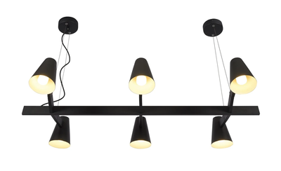 Hanglamp ijzer Biarritz verstelbaar zwart by it's about RoMi