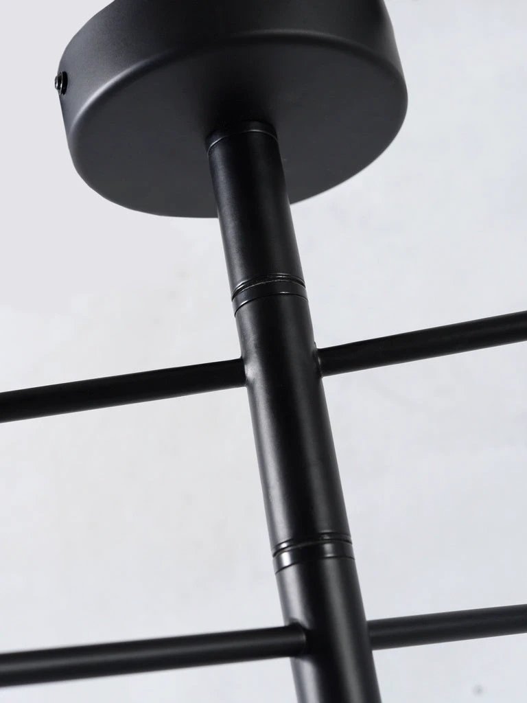 Plafondlamp ijzer Izmir 3-armig zwart/goud by it's about RoMi