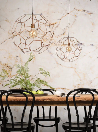 Hanglamp draadijzer Marrakesh koper L by it's about RoMi
