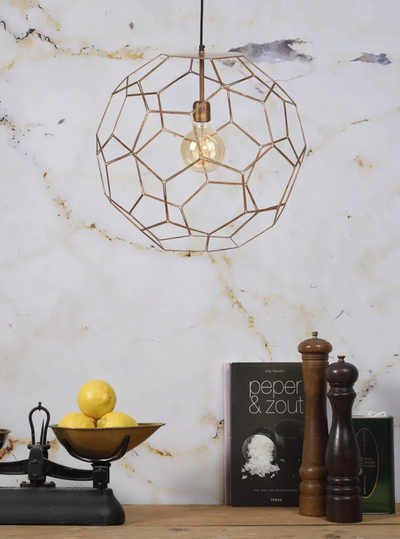 Hanglamp draadijzer Marrakesh koper S by it's about RoMi