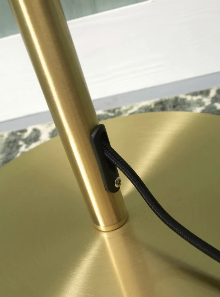 Vloerlamp ijzer Bremen 2-kap goud by it's about RoMi