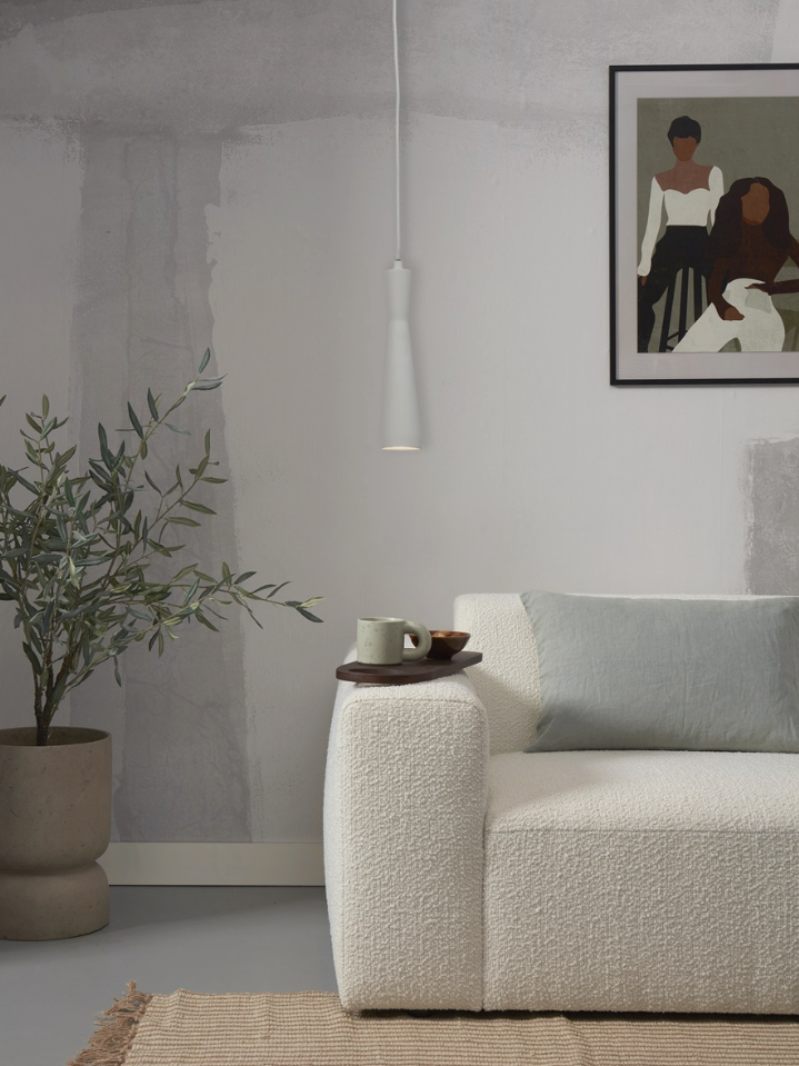 Hanglamp Bordeaux lichtgrijs - depauwwonen