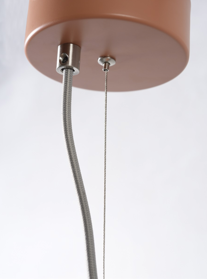 Hanglamp aluminium Marseille Ø48 - terra - depauwwonen