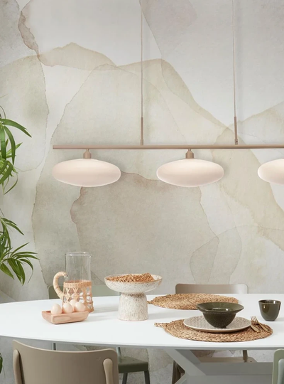 Hanglamp Sapporo 3 disc wit/zand by it's about RoMi