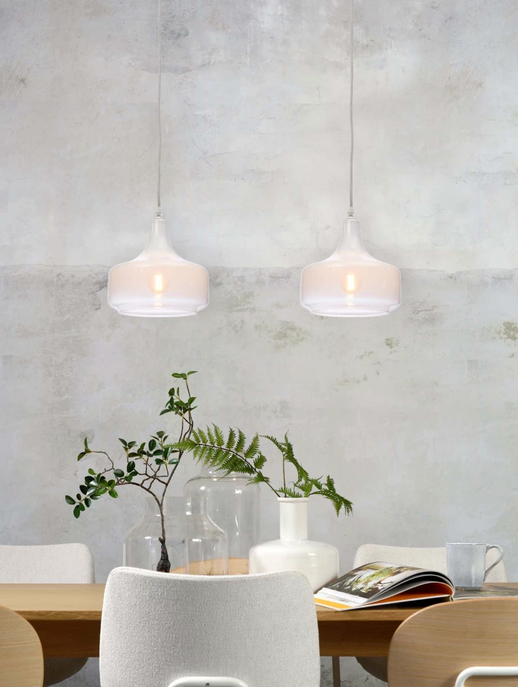 Hanglamp Reykjavik c.gradient melkwit - L by it's about RoMi