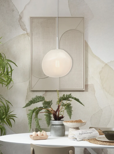 Hanglamp Helsinki boulder - melkwit by it's about RoMi