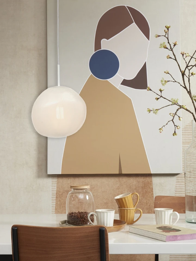 Hanglamp Helsinki boulder - melkwit by it's about RoMi