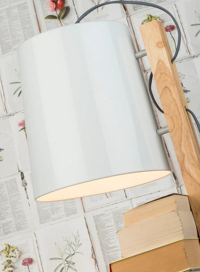 Vloerlamp Cambridge voor boeken - naturel/wit by it's about RoMi