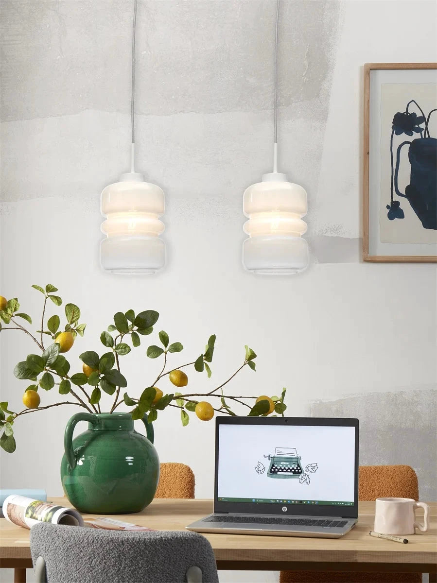 Pendellamp Verona - Wit - 15x15x30cm by it's about RoMi