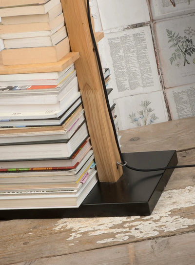 Vloerlamp Cambridge voor boeken - naturel/zwart by it's about RoMi