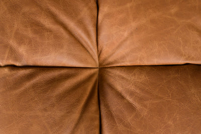 Bankstel Hackman 3-Seater Leather Cognac by Dutchbone