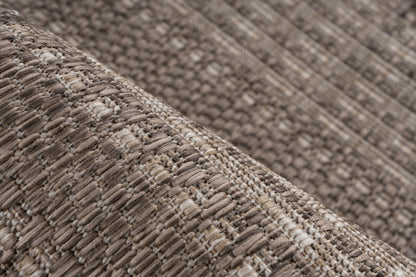 Binnen/buiten Vloerkleed Casa 601 Taupe - 3 maten - depauwwonen