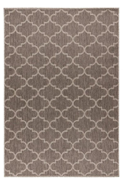 Binnen/buiten Vloerkleed Casa 604 Taupe - 3 maten by Lalee