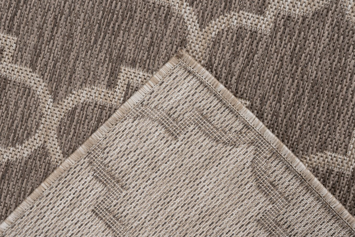 Binnen/buiten Vloerkleed Casa 604 Taupe - 3 maten - depauwwonen