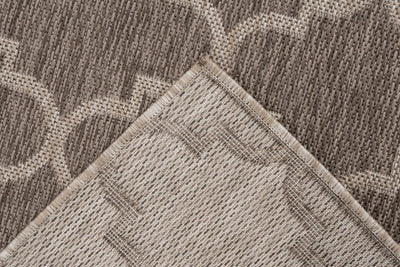 Binnen/buiten Vloerkleed Casa 604 Taupe - 3 maten by Lalee