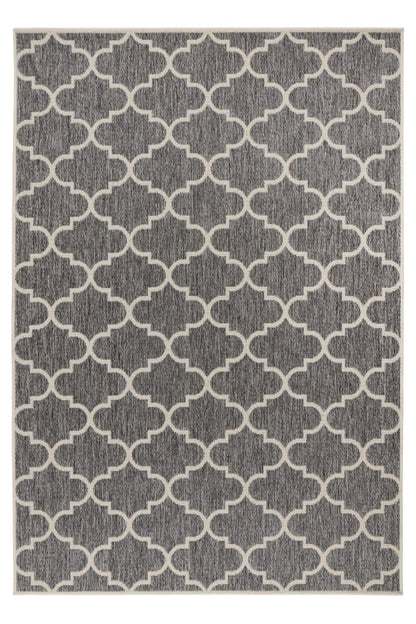 Binnen/buiten Vloerkleed Casa 604 Zilver - 3 maten - depauwwonen