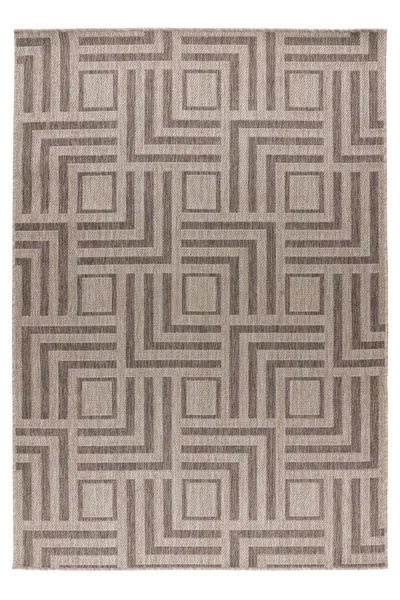 Binnen/buiten Vloerkleed Casa 608 Taupe - 3 maten by Lalee