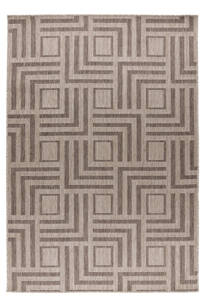 Binnen/buiten Vloerkleed Casa 608 Taupe - 3 maten - depauwwonen