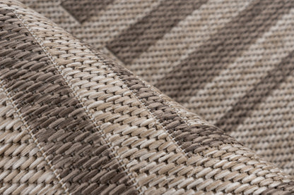 Binnen/buiten Vloerkleed Casa 608 Taupe - 3 maten - depauwwonen