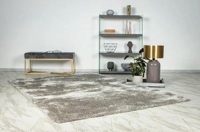 Vloerkleed Glamour Zilver in 4 Maten by Lalee