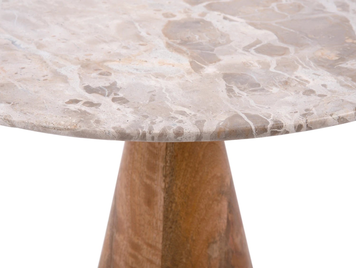 Bijzettafel Force - Bruin - Ø40cm by Leitmotiv