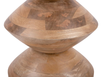 Bijzettafel Totem - Naturel - 35x35x46cm - depauwwonen