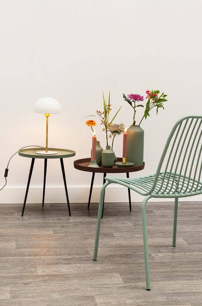 Tafellamp Bonnet metaal wit - depauwwonen