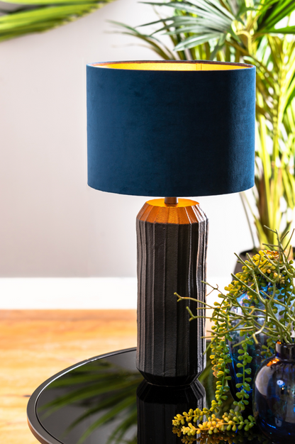 Cilinder Lampenkap Petrol Blauw in 4 Maten - depauwwonen