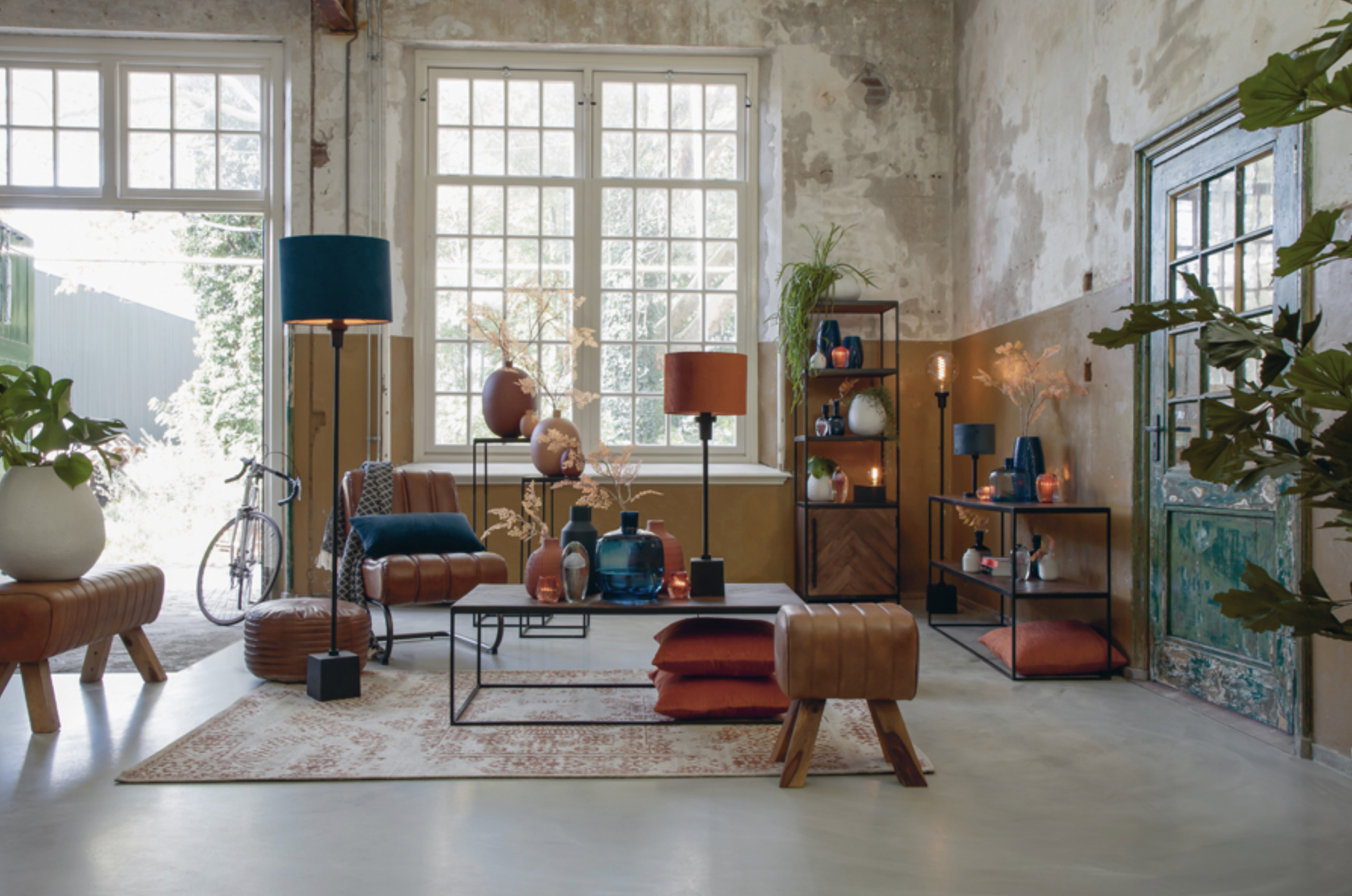 Cilinder Lampenkap Petrol Blauw in 4 Maten - depauwwonen