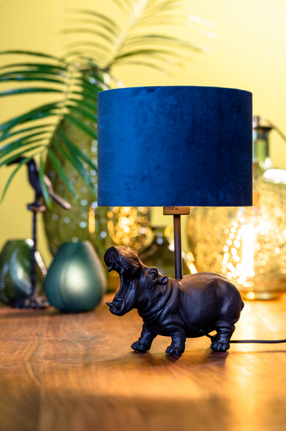 Cilinder Lampenkap Petrol Blauw in 4 Maten - depauwwonen