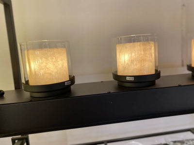 Hanglamp Albast met Wijnglazenhouder by LightDesign