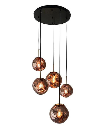 Hanglamp Drogon getrapt 5L in 3 kleuren by LightDesign