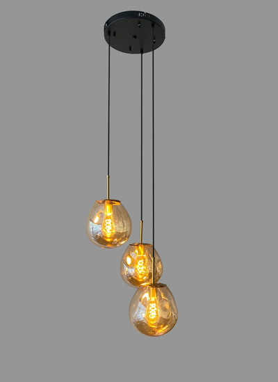 Hanglamp Drogon 3L getrapt in 3 kleuren by LightDesign