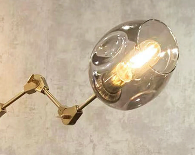 Hanglamp Graham 3L Messing Frame - 3 glas keuzes - ledlampen inclusief by LightDesign