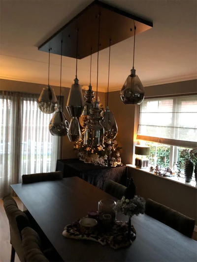 Hanglamp Thoros 8L Rechthoek by LightDesign