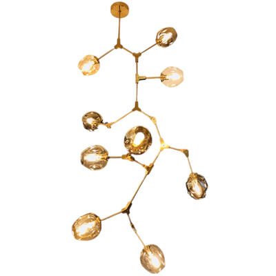 Hanglamp Jonah 9L Messing Frame by LightDesign