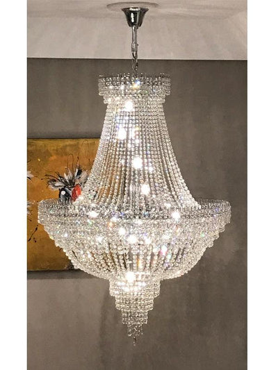 Kroonluchter Catharina chroom in meerdere maten by LightDesign