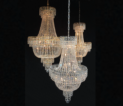 Kroonluchter Catharina chroom in meerdere maten by LightDesign