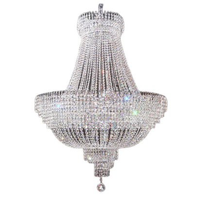 Kroonluchter Catharina chroom in meerdere maten - depauwwonen