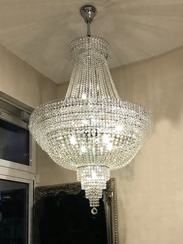 Kroonluchter Catharina chroom in meerdere maten - depauwwonen